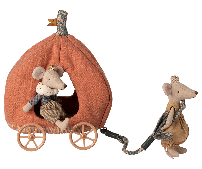 Maileg Pumpkin Carriage Mouse