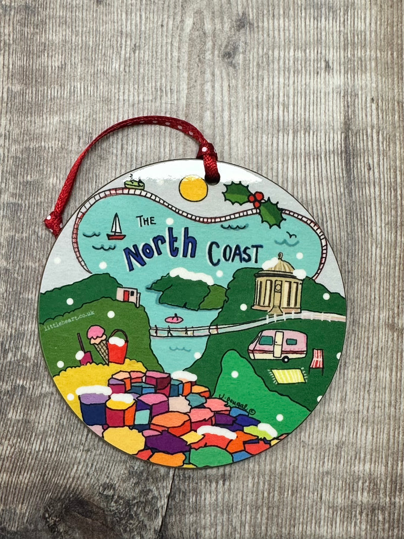 North Coast Christmas Wooden Melamine Decoration