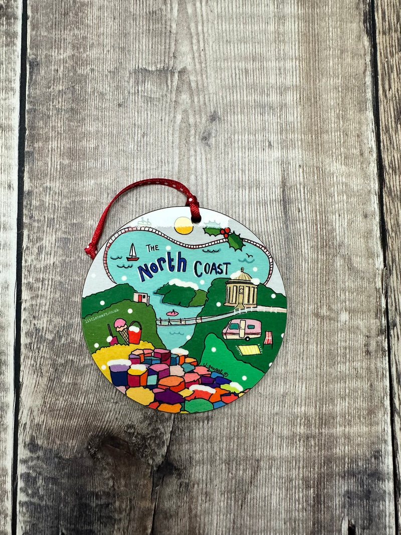 North Coast Christmas Wooden Melamine Decoration