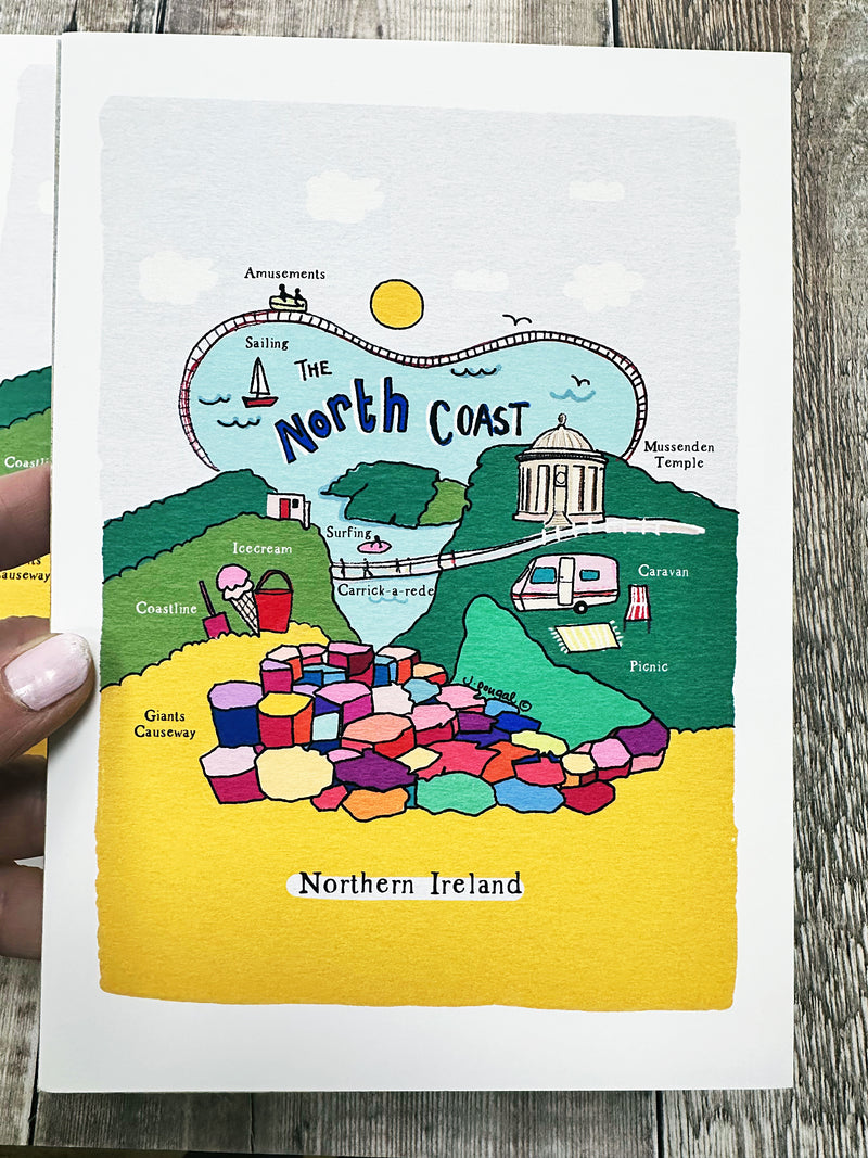 North Coast Colourful Print