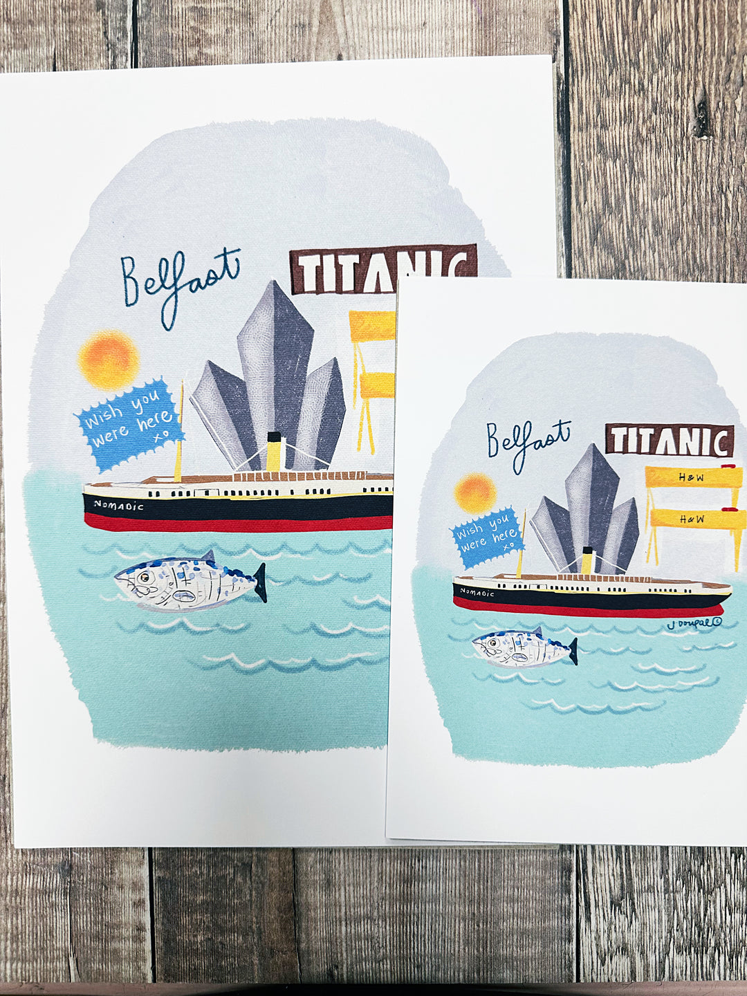 Titanic Belfast Colourful Print