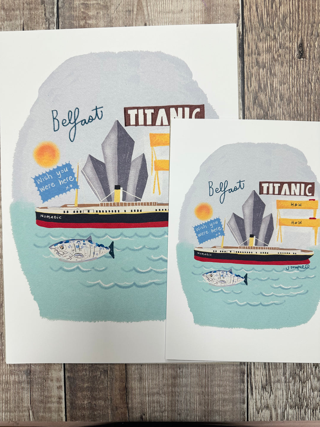 Titanic Belfast Colourful Print