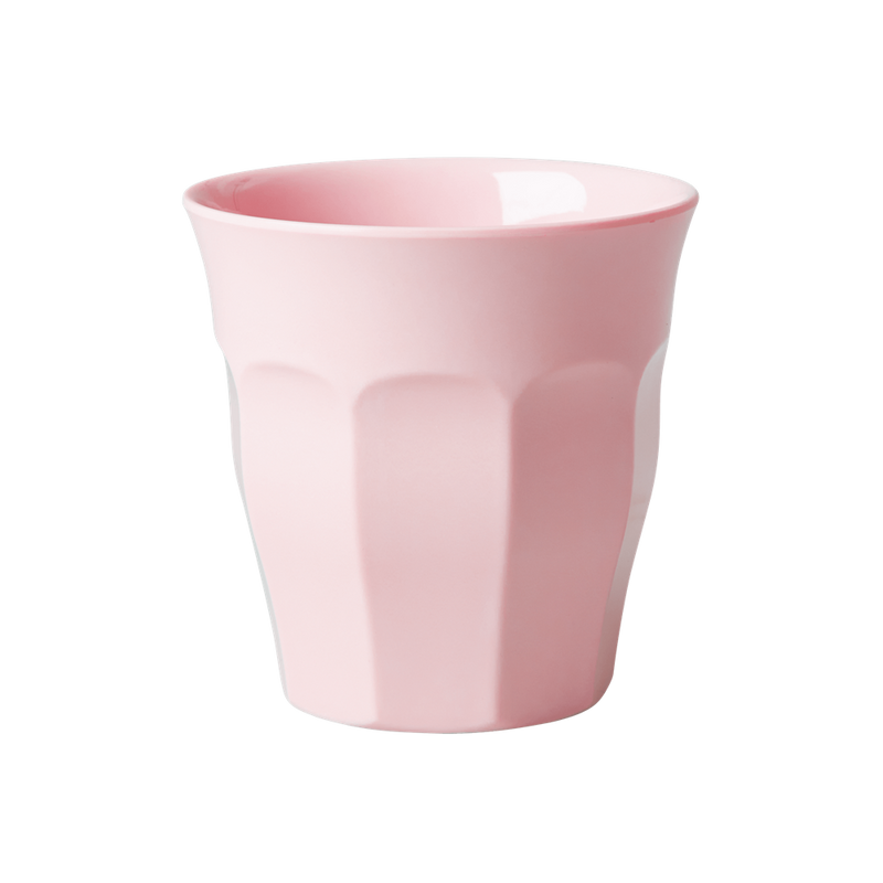 Rice Soft Pink Melamine Medium Cup