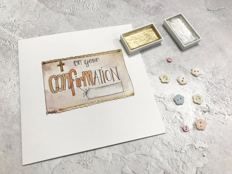 Confirmation Text Card - Personalised