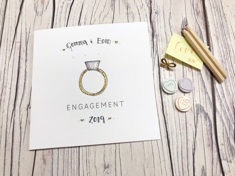 Engagement Card - Ring - Personalised