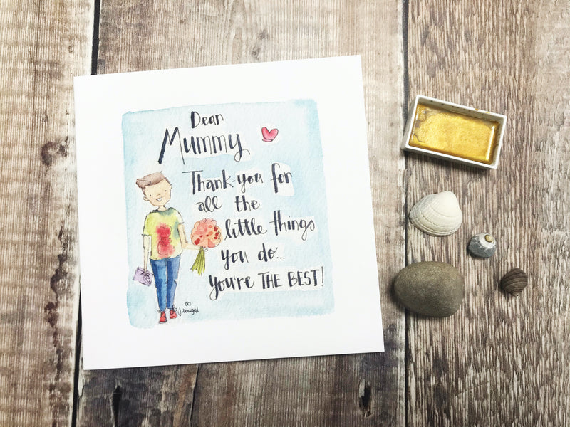 "For Mummy" Card - Personalised
