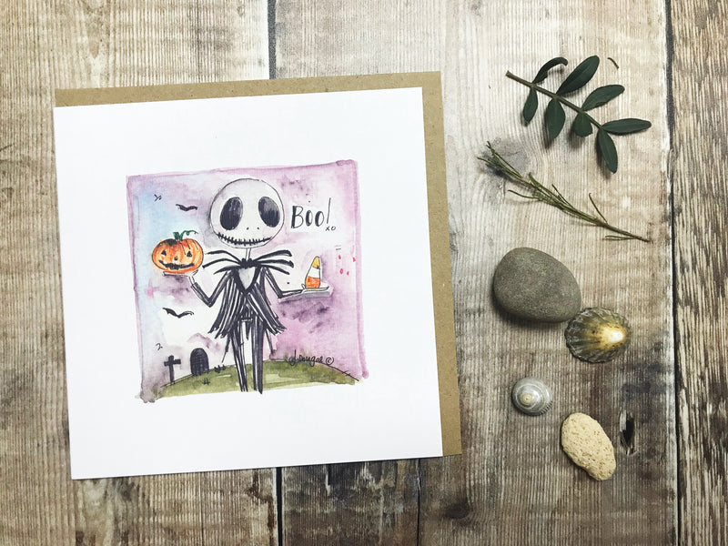 "Halloween Boo" Card - Personalised