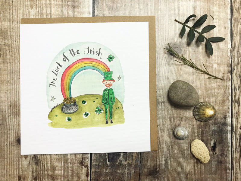 Luck of the Irish Card - Personalised