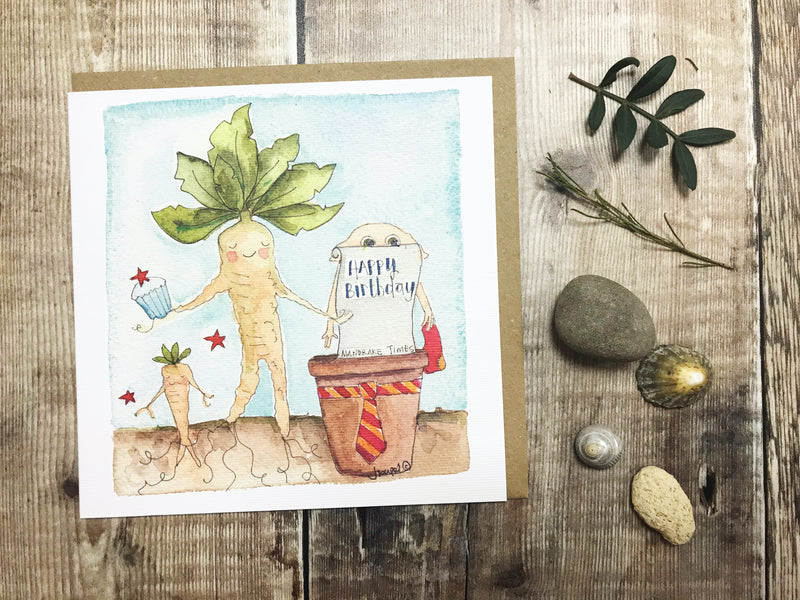 Mandrake and Dobby Birthday Card - Personalised