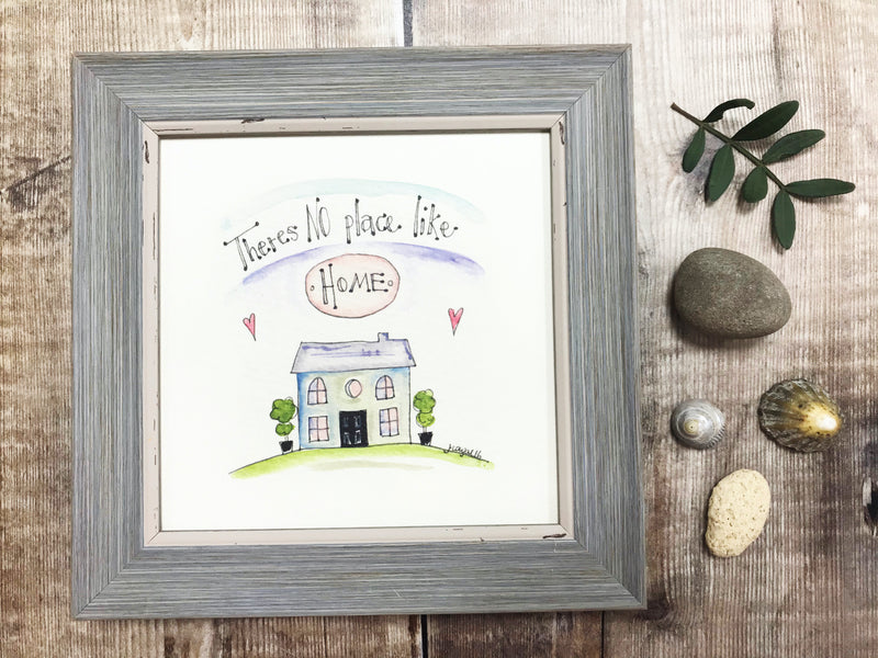 Framed Print "No Place Like Home" can be personalised
