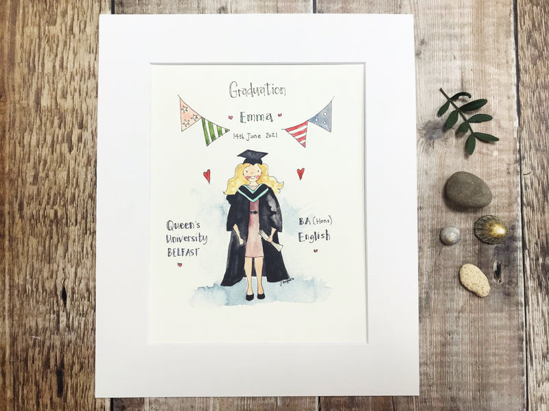 "Girl Graduate" Print