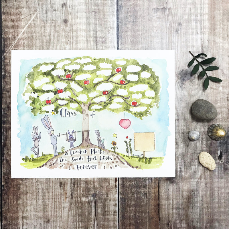 "Classroom Tree" Print