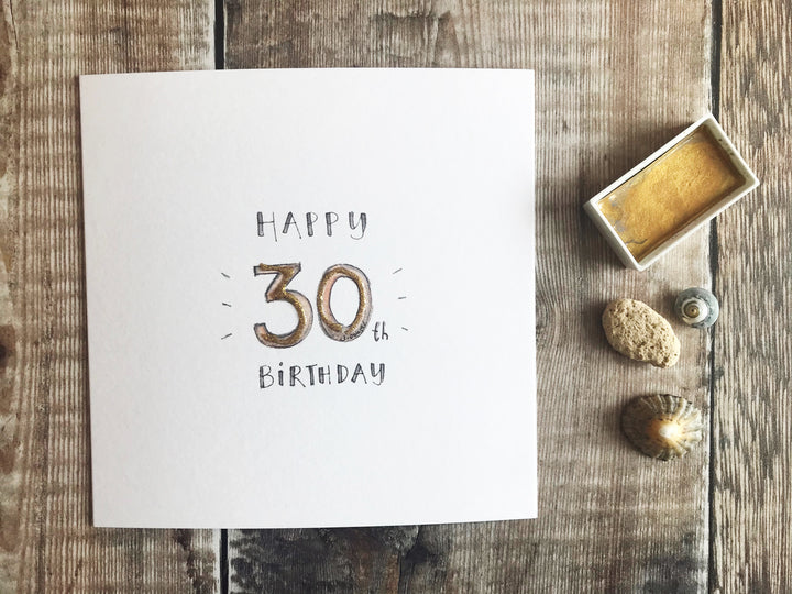 Happy 30th Birthday Card - Personalised