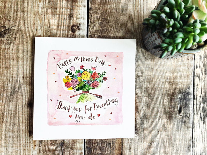 Thank You Happy Mothers Day Card