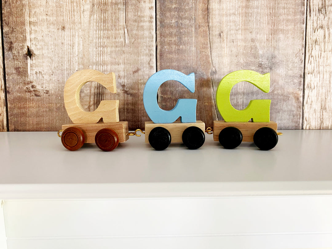 Wooden Train Letter G