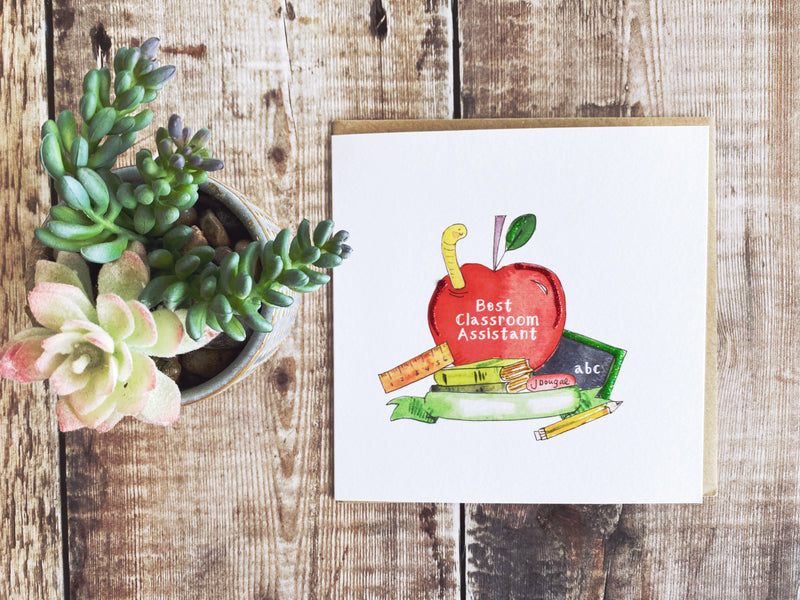 Classroom Assistant Apple Card - Personalised