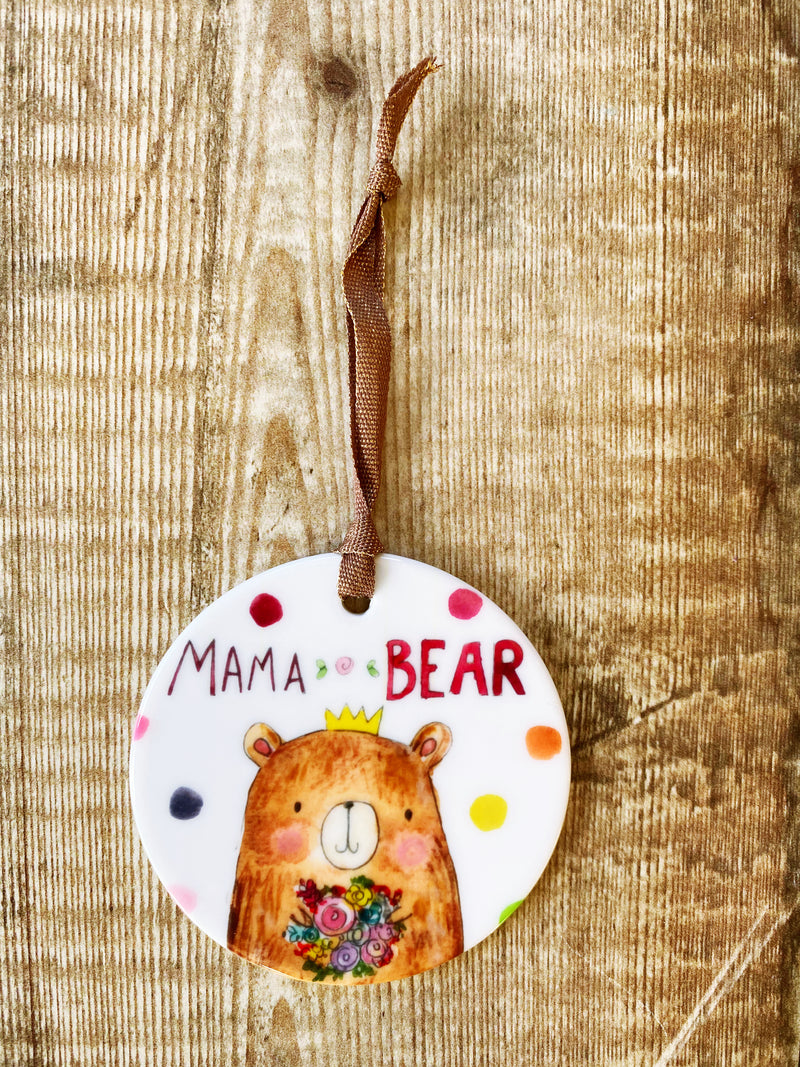 Mama Bear Ceramic decoration
