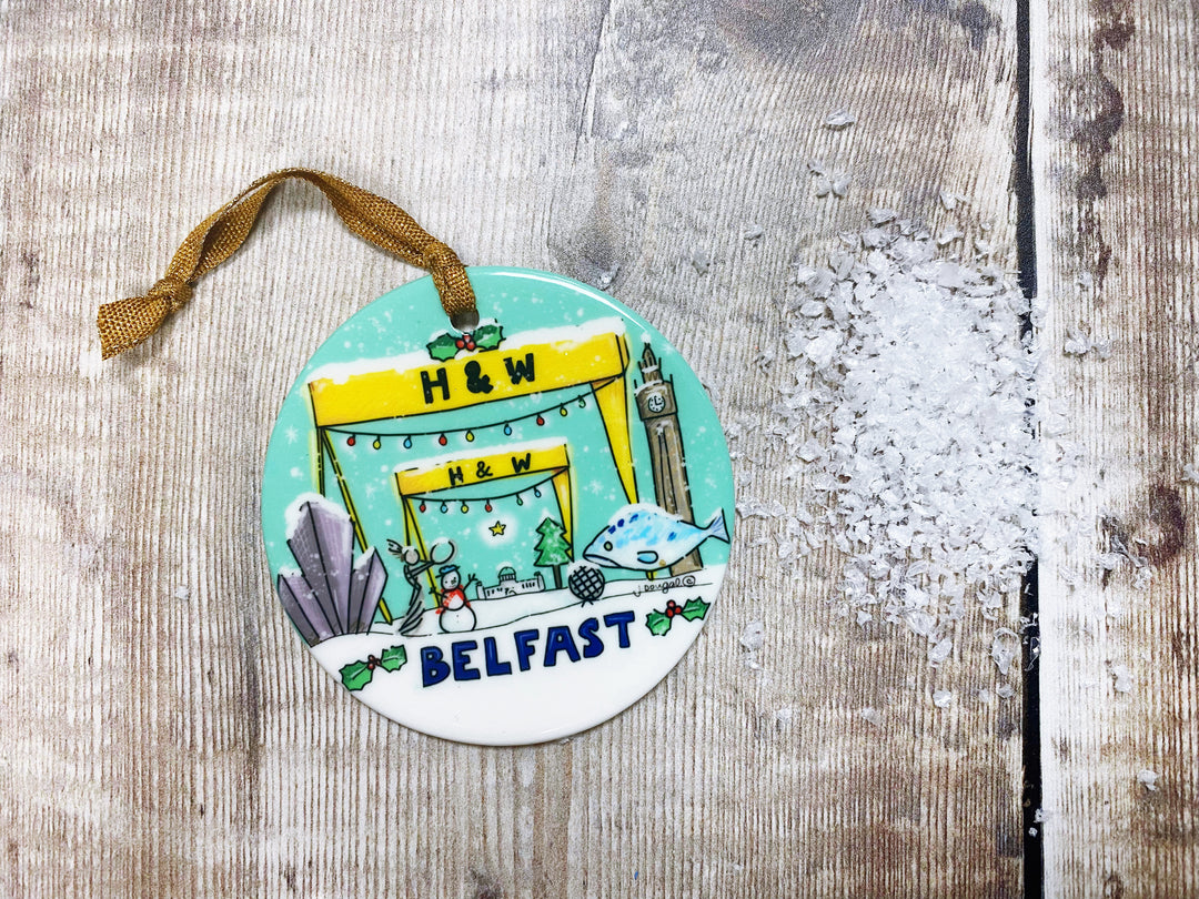 Belfast Christmas Ceramic Decoration