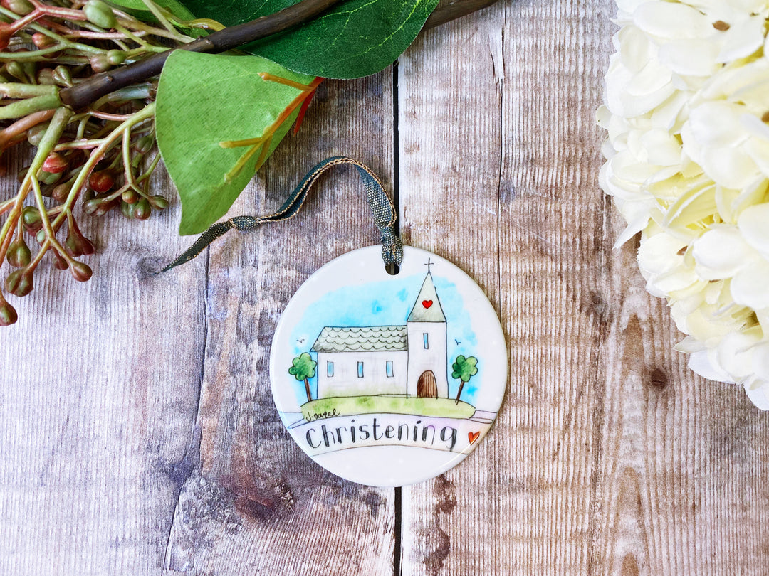 Christening Ceramic decoration