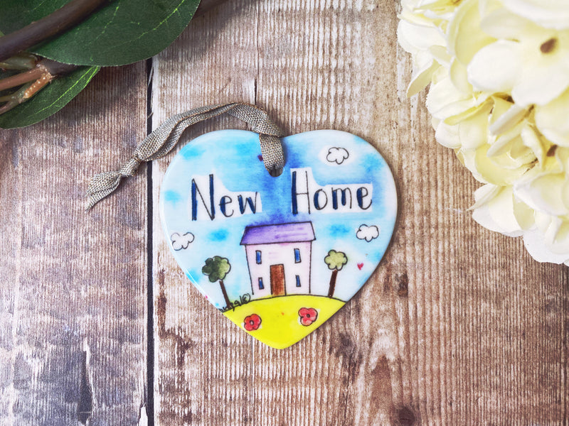 "New Home" Ceramic Heart NON PERSONALISED