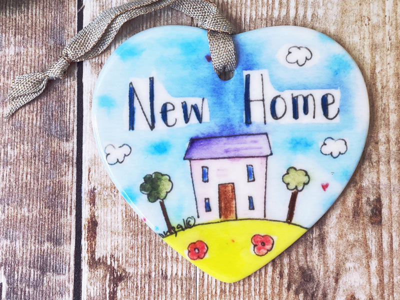 "New Home" Ceramic Heart NON PERSONALISED