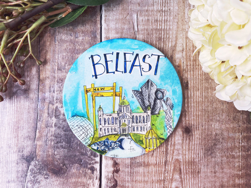 Belfast Ceramic Coaster