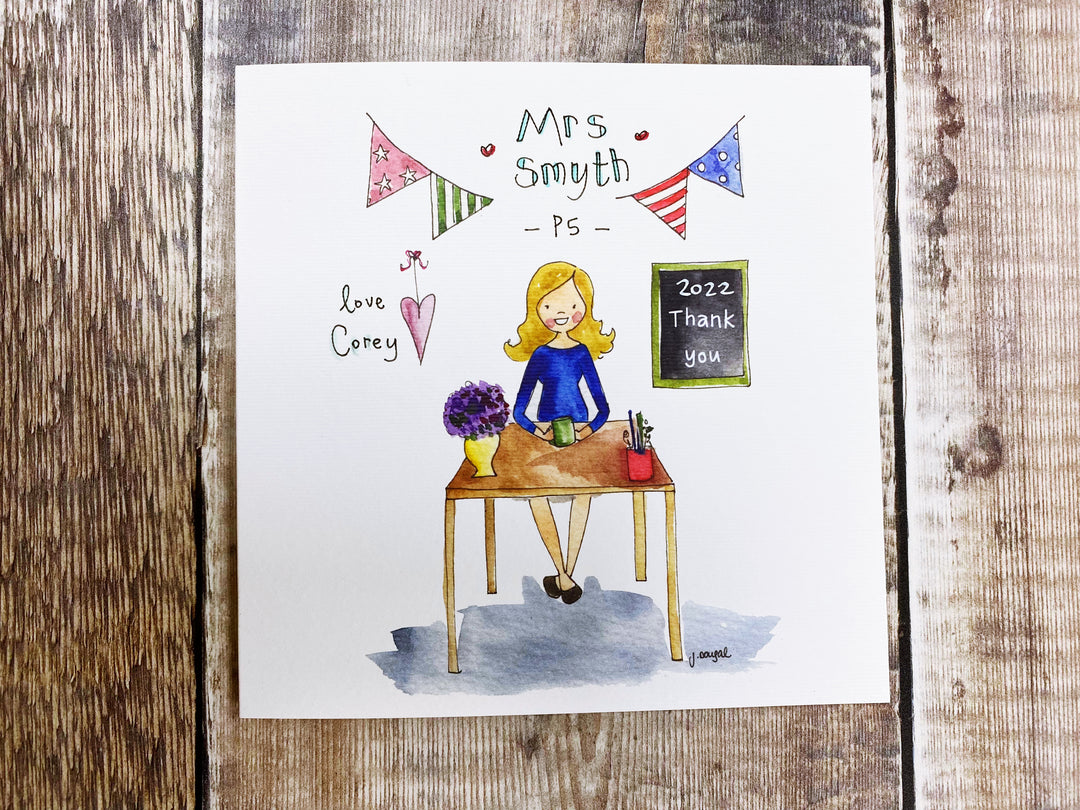 Teacher Card - Personalised