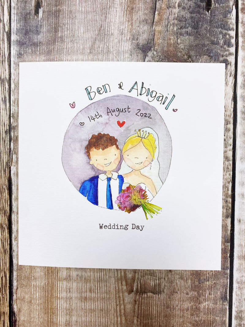 New Wedding Couple Card - Personalised
