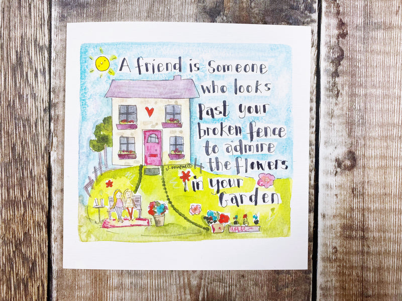 NEW Friends Card - Personalised