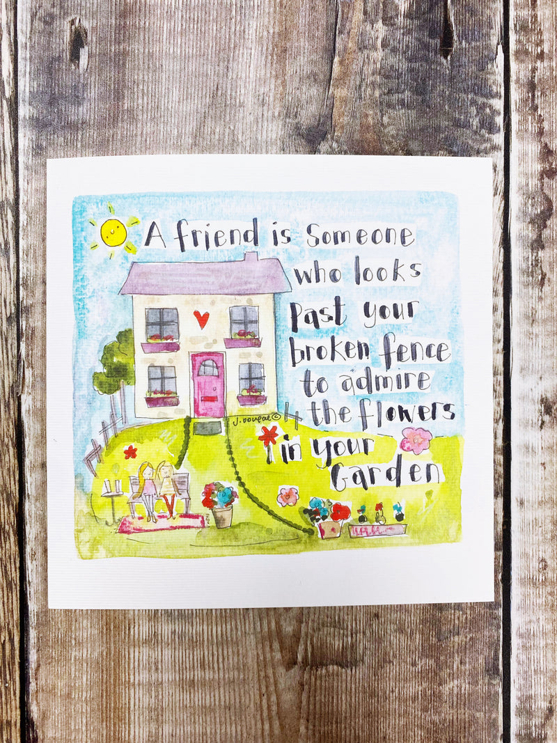 NEW Friends Card - Personalised