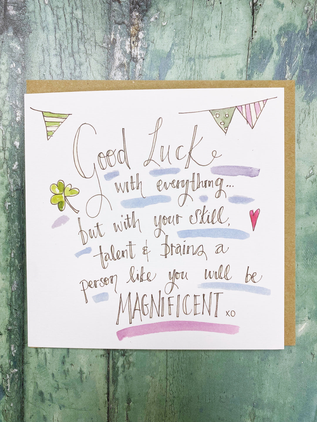 Good Luck, you&