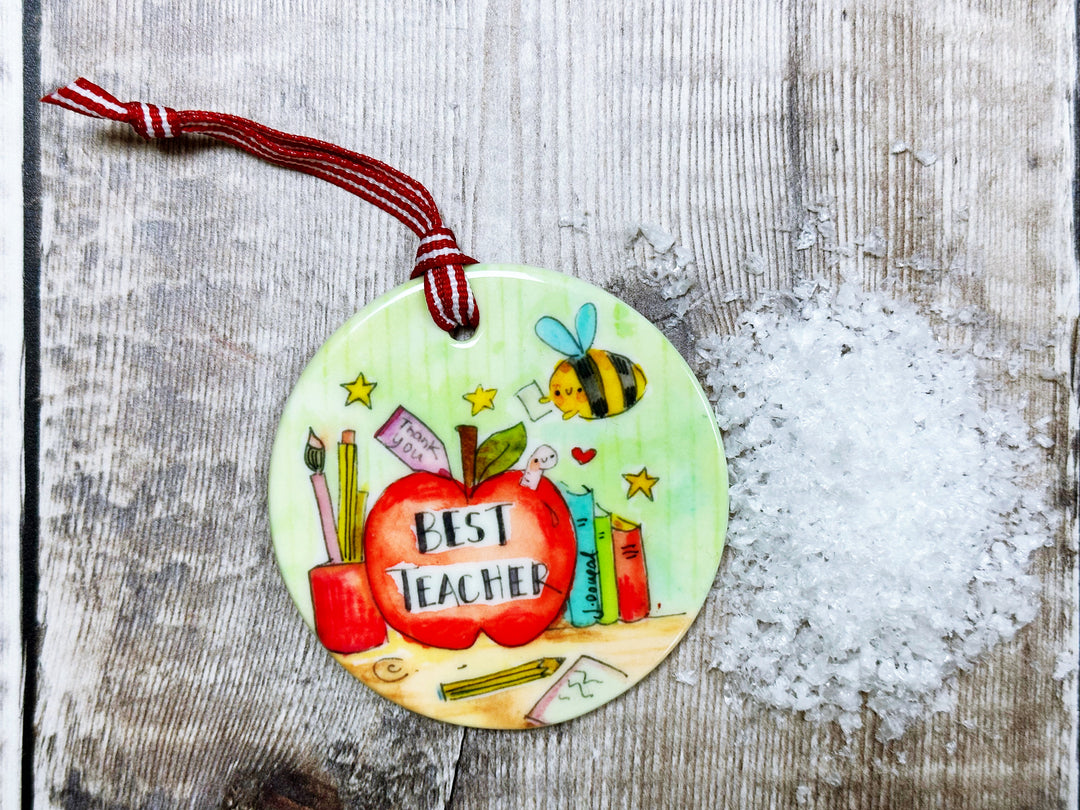 Best Teacher Ceramic Decoration NOT PERSONALISED