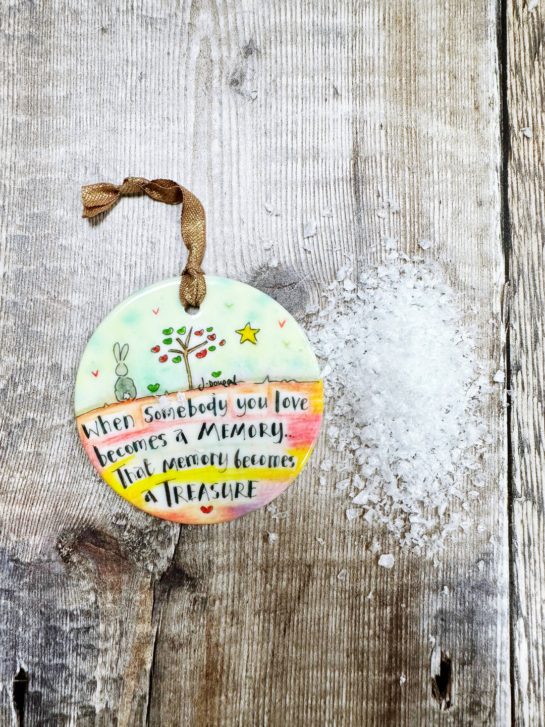 Memories Ceramic Bauble
