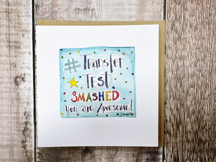 Transfer Test, Smashed Card - Personalised