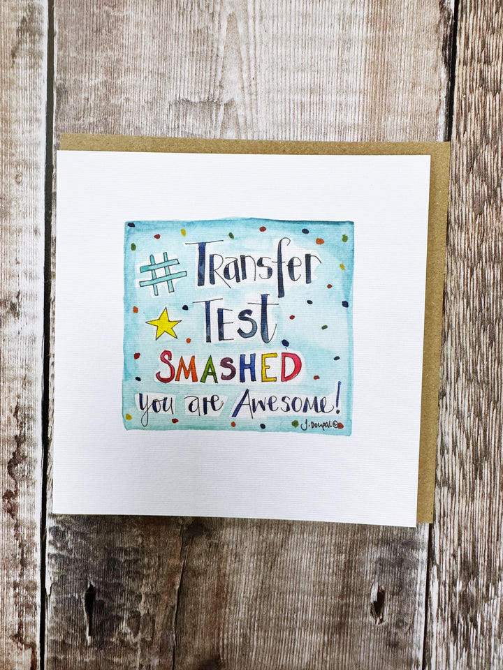 Transfer Test, Smashed Card - Personalised