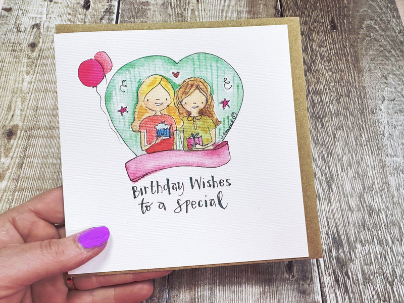 Birthday Wishes to a Special......Card - Personalised