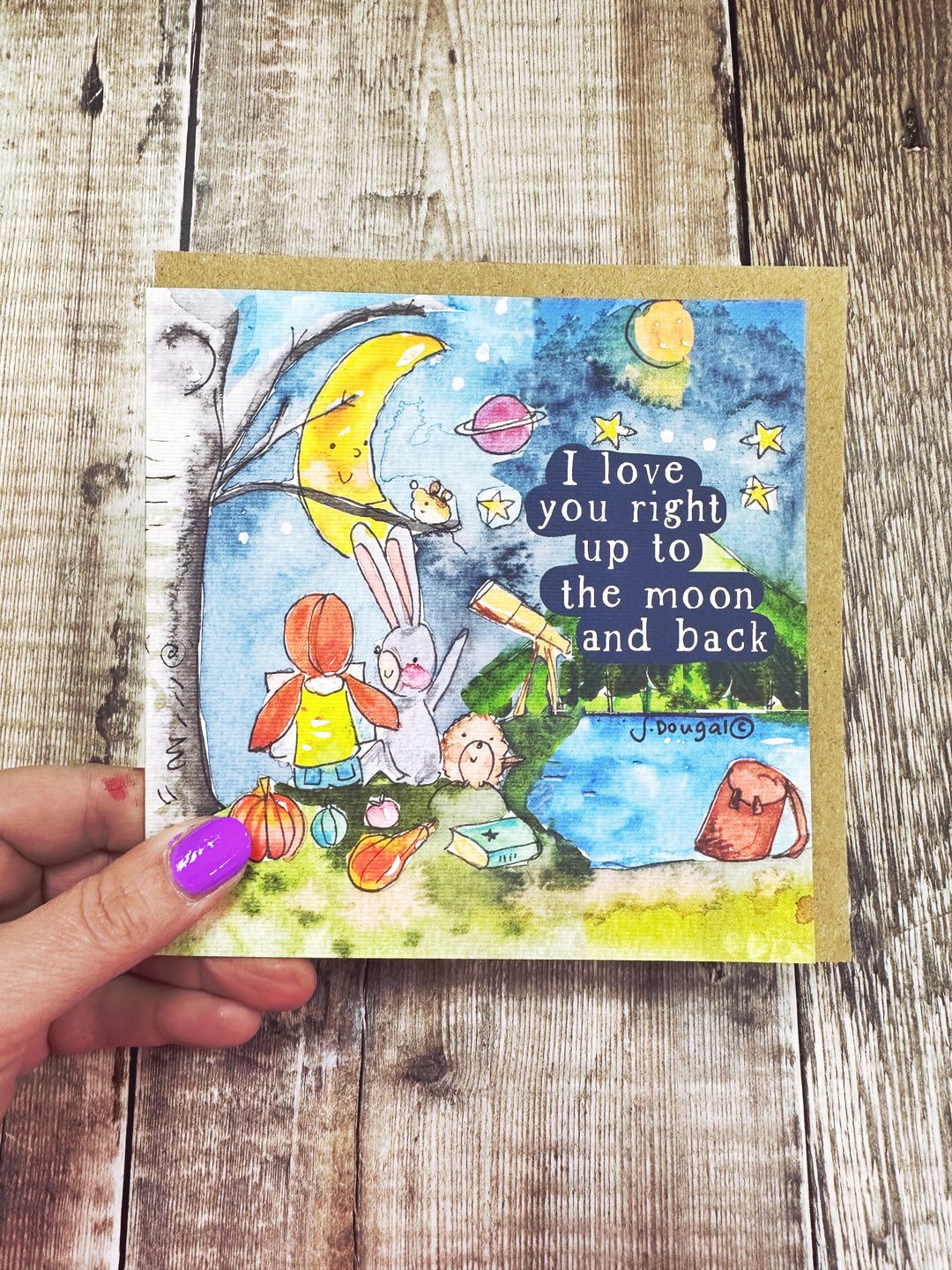 I love you right up to the Moon and Back