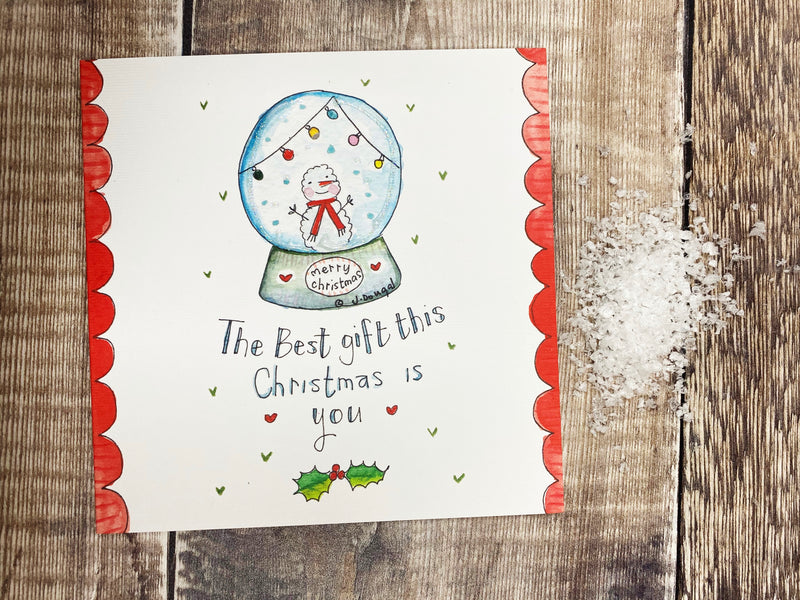 “Best Gift this Christmas" Christmas Card - Personalised