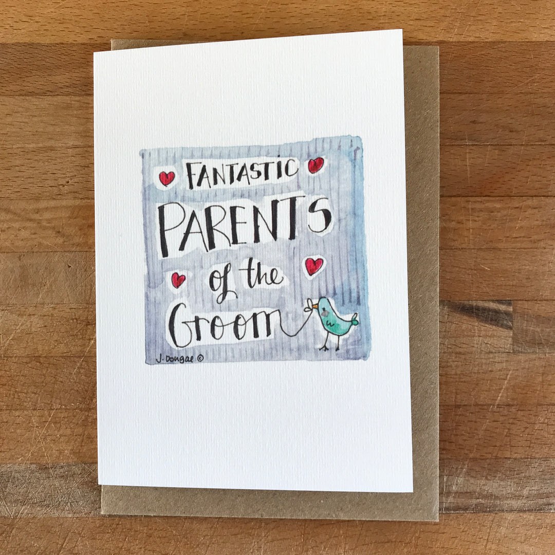 Wedding Thank-you cards for your Wedding Party - NOT PERSONALISED