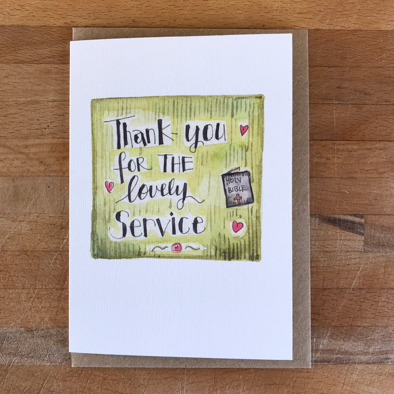 Wedding Thank-you cards for your Wedding Party - NOT PERSONALISED