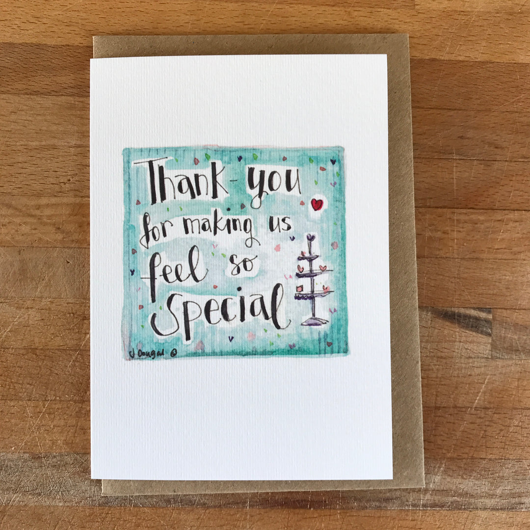Wedding Thank-you cards for your Wedding Party - NOT PERSONALISED