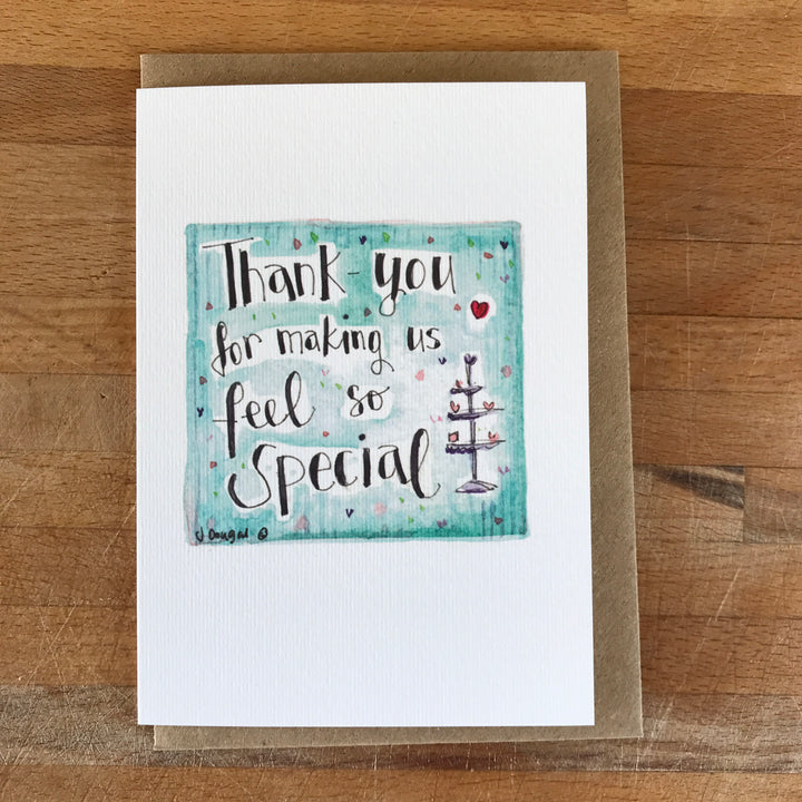 Wedding Thank-you cards for your Wedding Party - NOT PERSONALISED