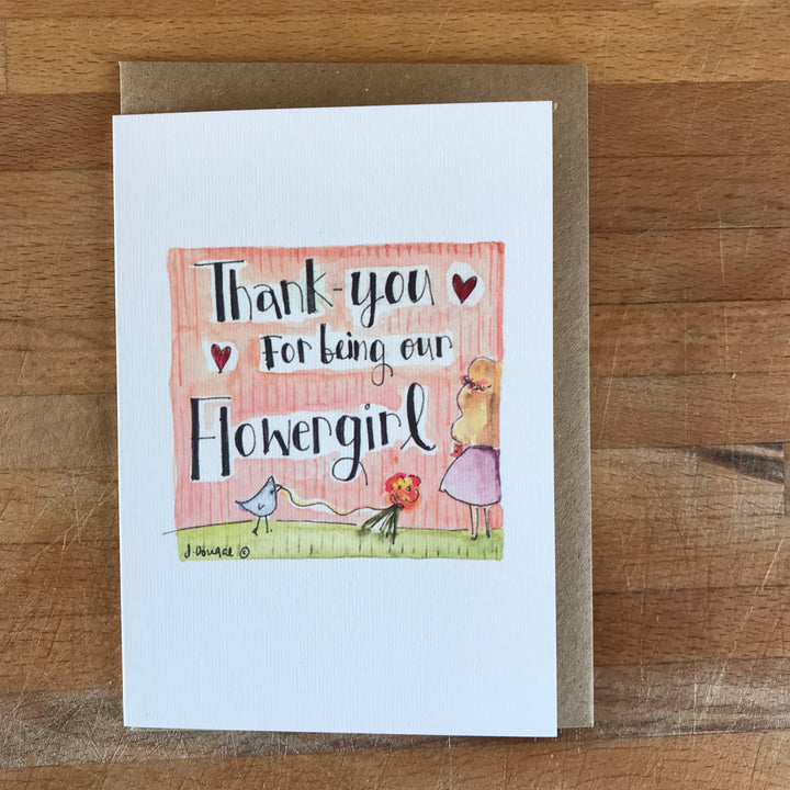 Wedding Thank-you cards for your Wedding Party - NOT PERSONALISED