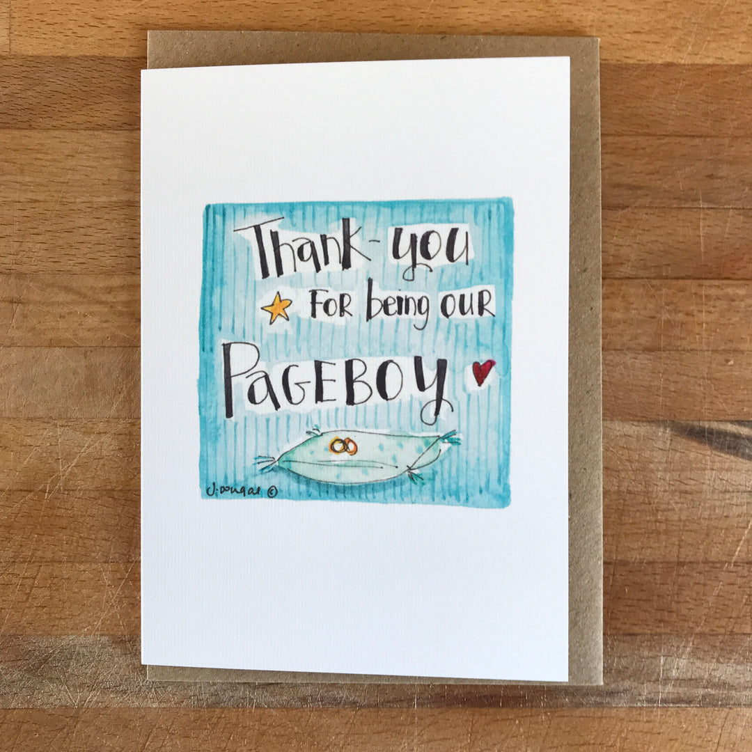 Wedding Thank-you cards for your Wedding Party - PERSONALISED