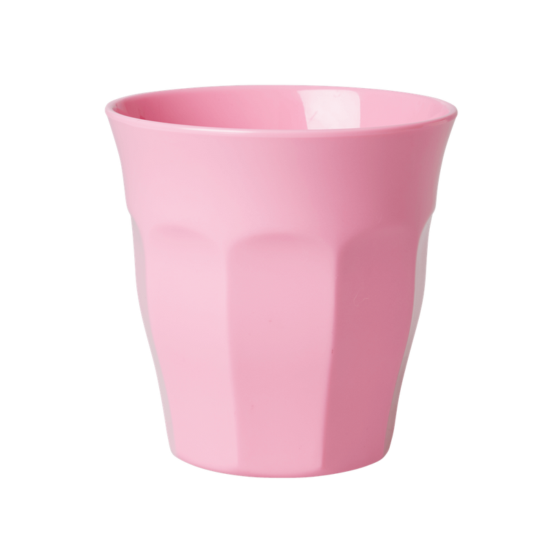 Rice Pink Melamine Medium Cup