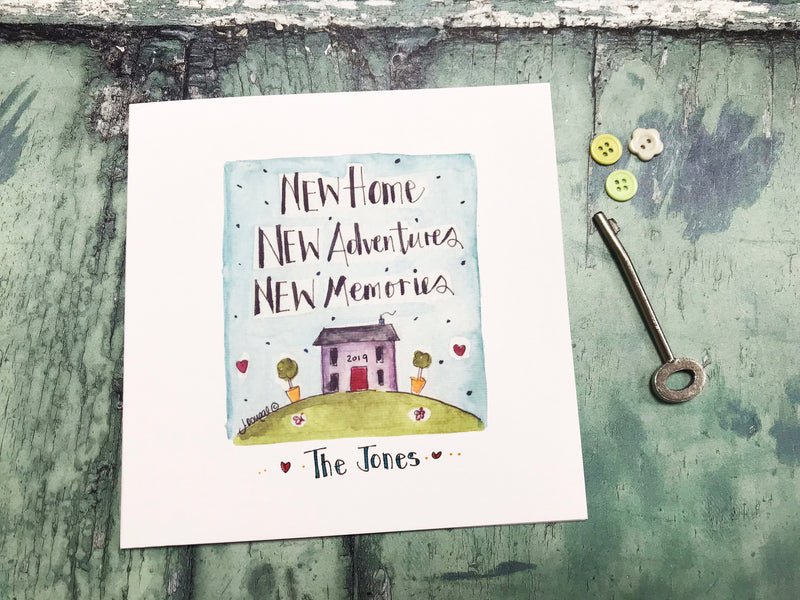 "New House" Card - Personalised