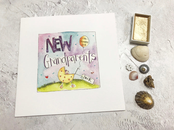 New Grandparents Card - Personalised