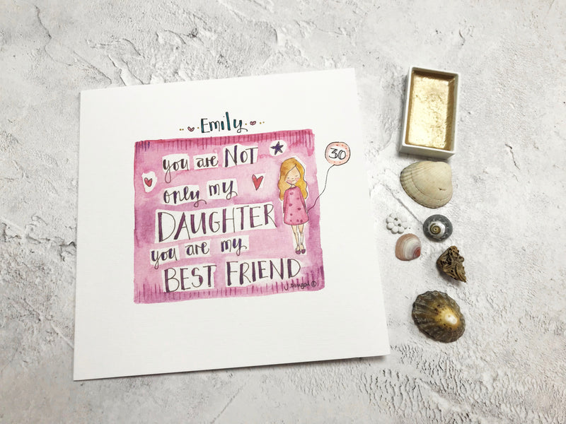Daughter Card - Personalised