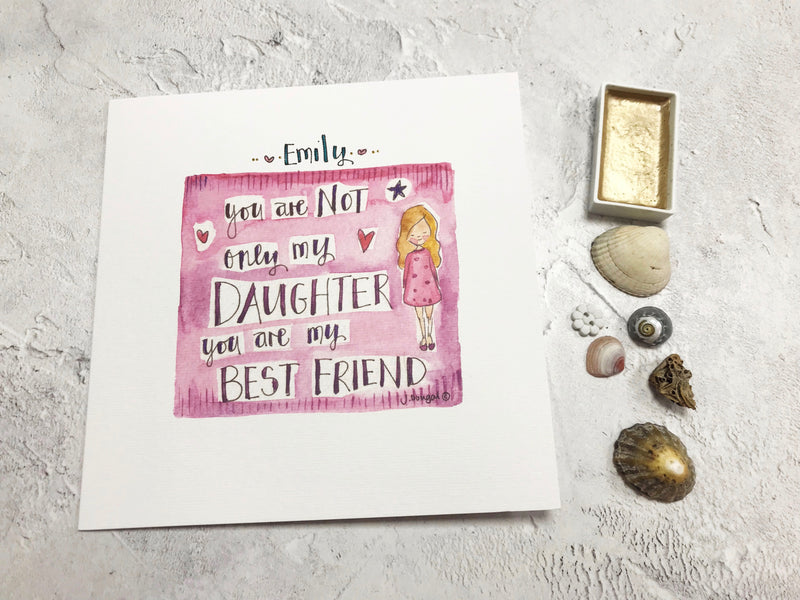 Daughter Card - Personalised