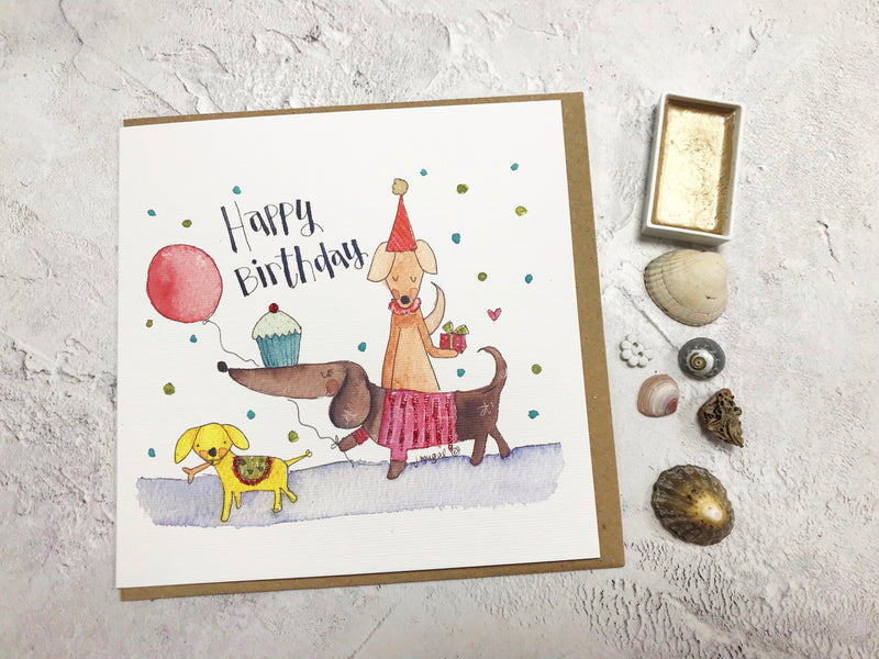 Posh Pooch Birthday Card - Personalised